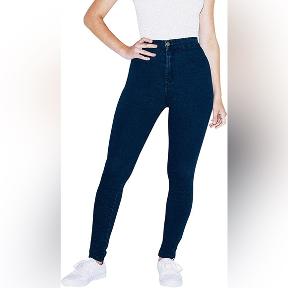 American Apparel Easy Jeans in dark wash blue - Picture 3 of 3